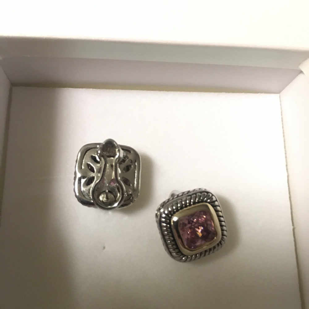 David Yurman style earrings - Picture 2 of 4